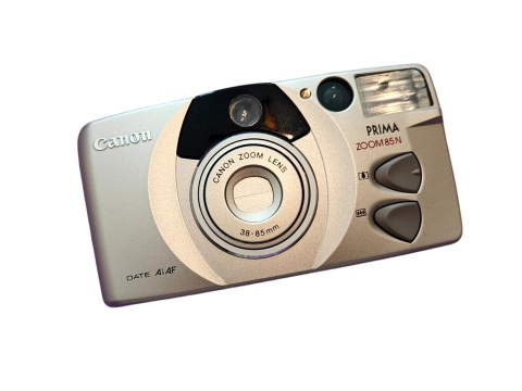 Canon Prima Zoom 85N Date AiAF – Aparat Analogowy 35 mm z 1995 Roku | Retro Point & Shoot