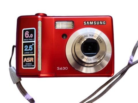 Samsung S630 aparat cyfrowy – 6 MP | 3x Zoom | Ładowarka + Kabel AV