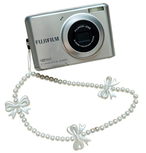 Fujifilm FinePix C20 – 12 MP aparat cyfrowy | 3x Zoom | Kabel USB + Ozdobna bransoletka