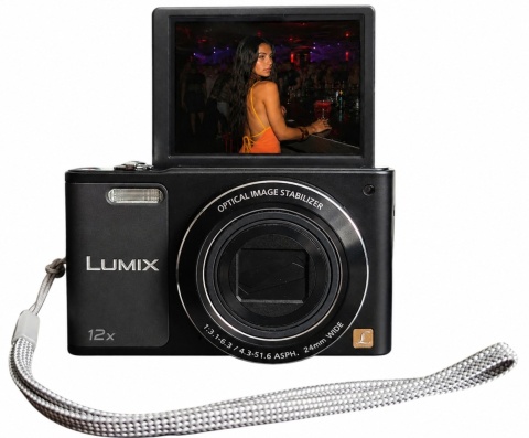 Panasonic Lumix DMC-SZ1 – Czarny | 16 MP | 12x Zoom | Obkręcany ekran | Digicam