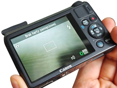 Canon PowerShot S100 – Czarny aparat cyfrowy | 12 MP | 5x Zoom | GPS | Digicam