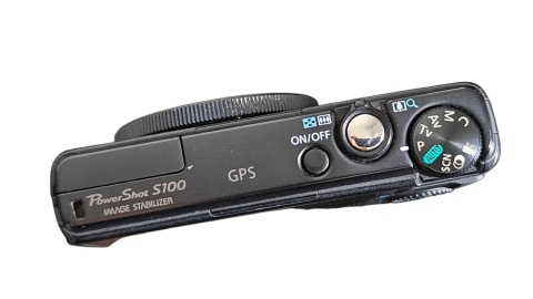 Canon PowerShot S100 – Czarny aparat cyfrowy | 12 MP | 5x Zoom | GPS | Digicam