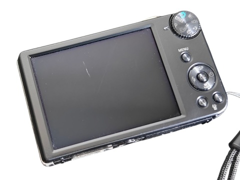 Samsung PL170 – Czarny | 16 MP | 5x Zoom | Selfie | Dwa ekrany | Pełny zestaw | Digicam